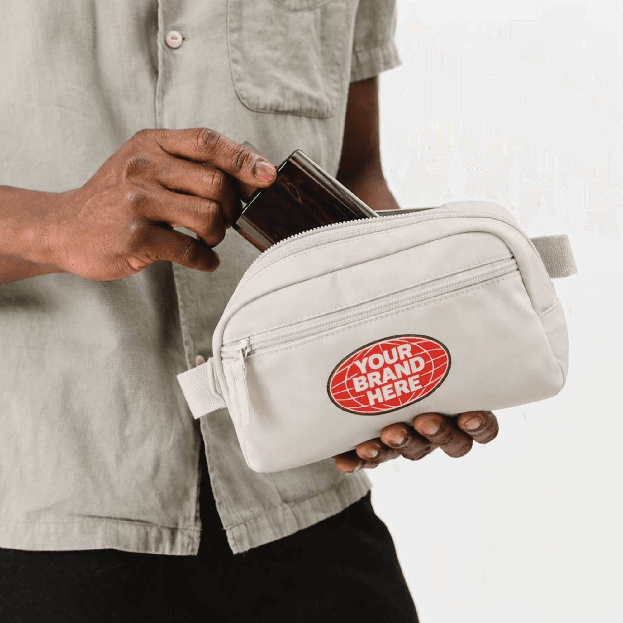 Recycled Sport Fanny Pack lifestyle