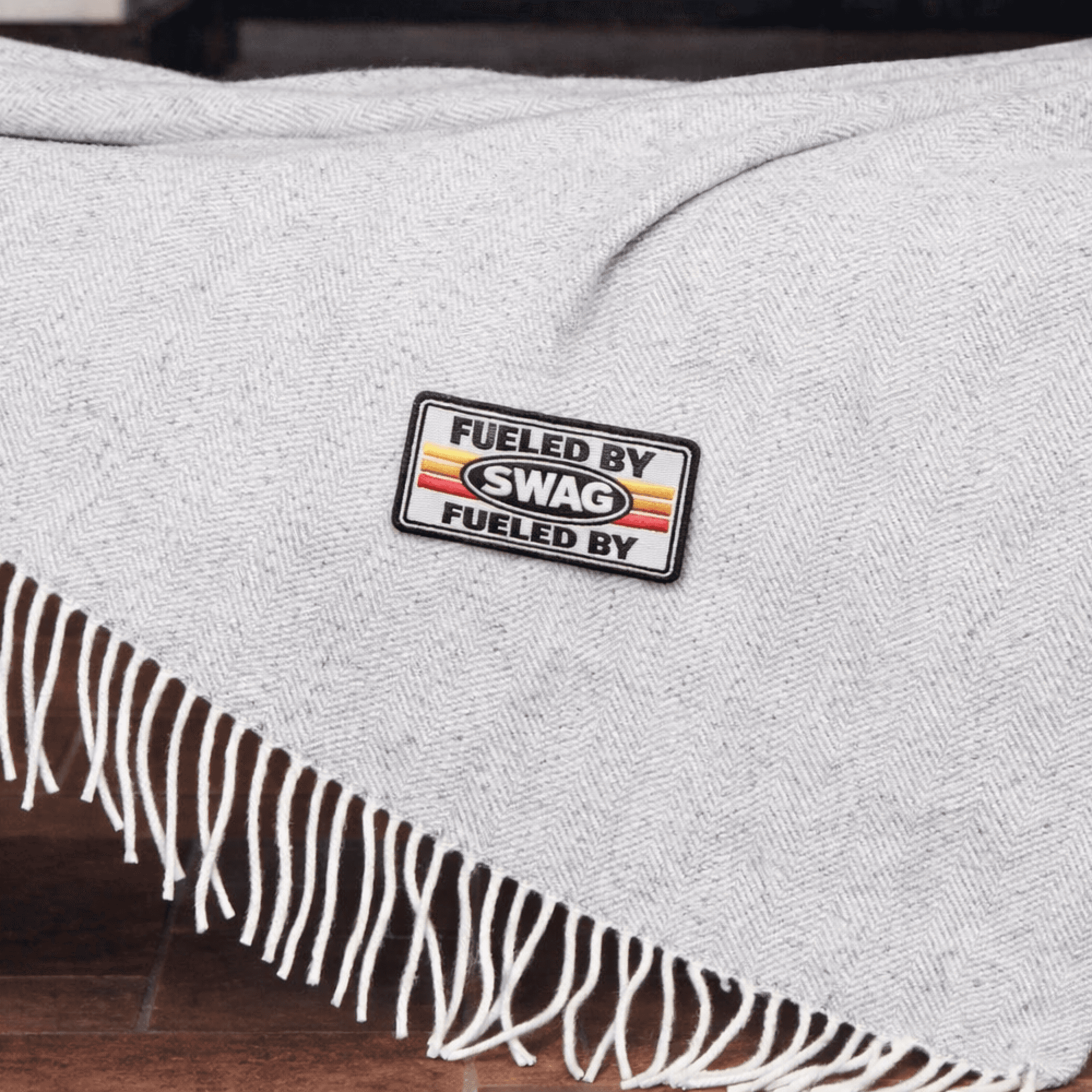 Herringbone Wool Blanket thumbnail 2