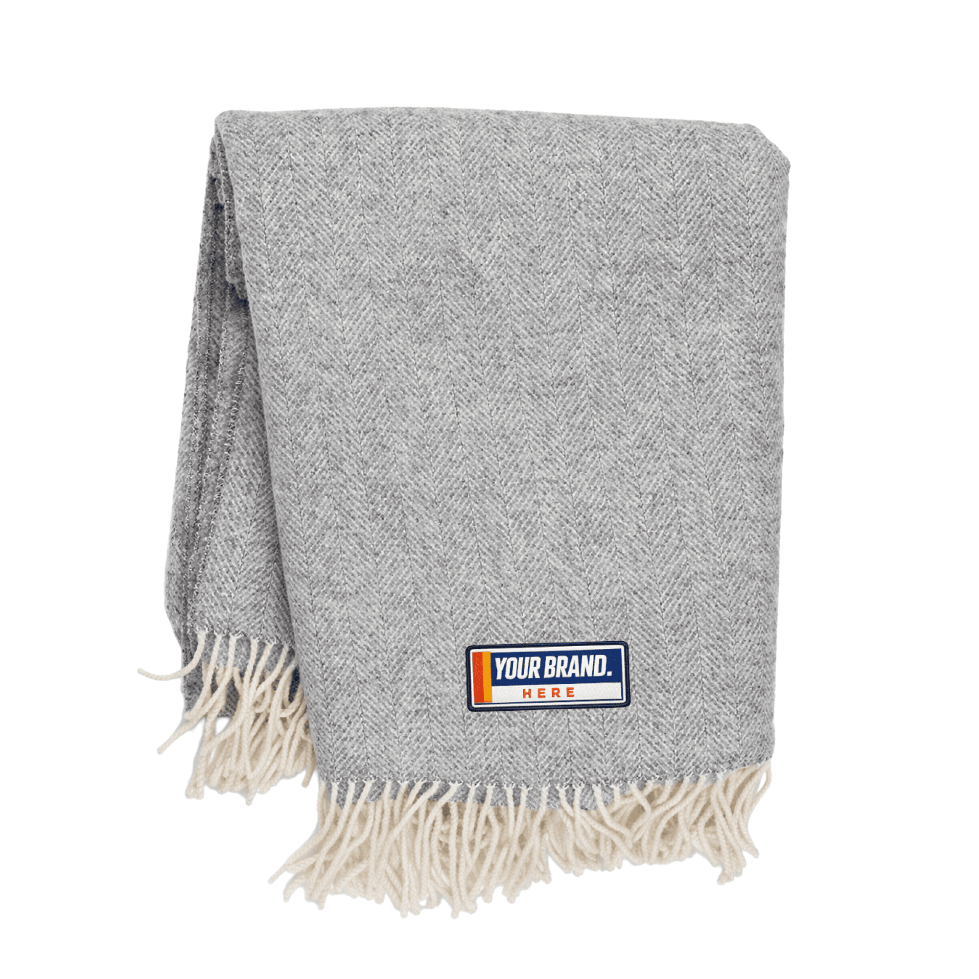 Herringbone Wool Blanket — Image 1