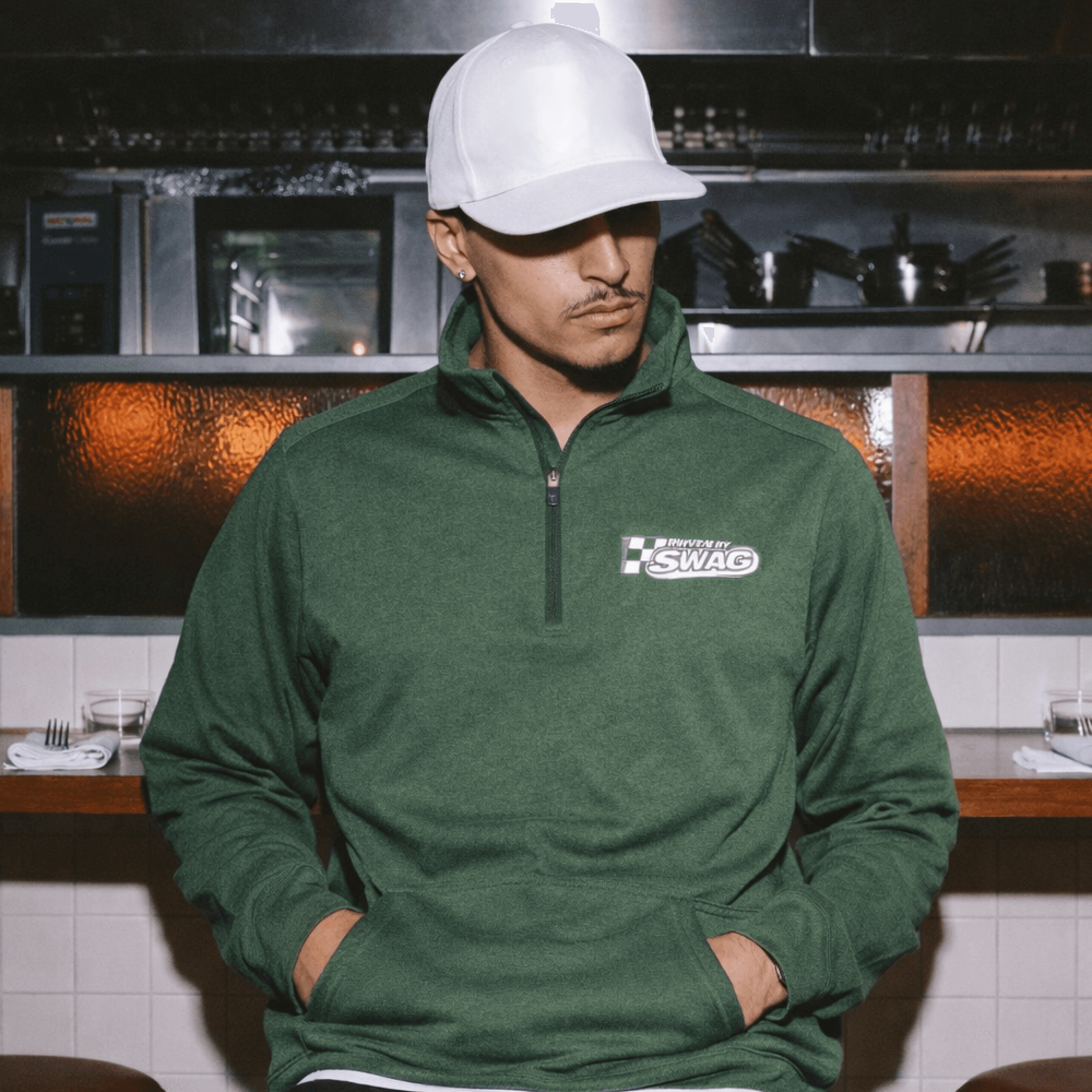 Cutter & Buck Coastline Epic Comfort Quarter Zip lifestyle